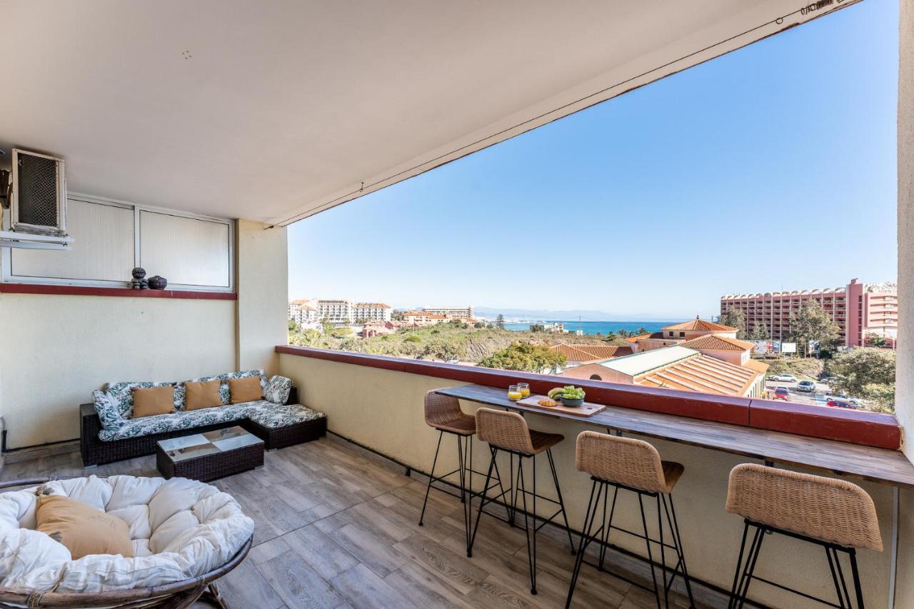 Benalmadena Beachfront Retreat Big Balcony And City Sea Views Benalmádena Exterior foto